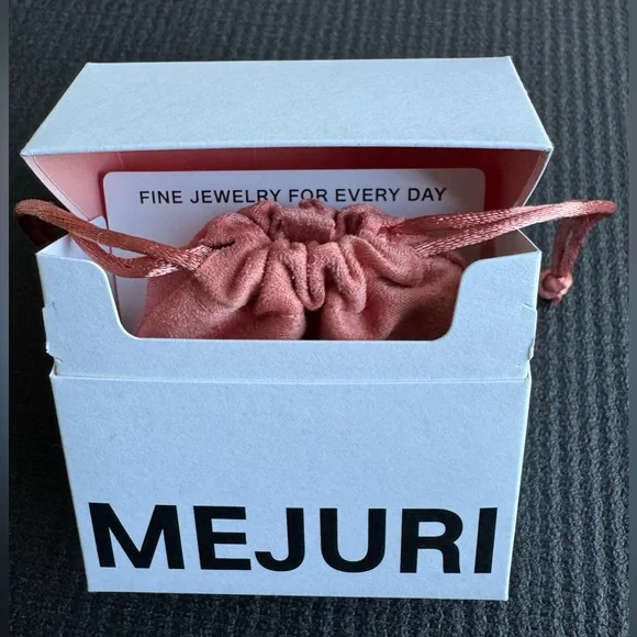 MEJURI 14k cursive letter A charm - Picture 6 of 6